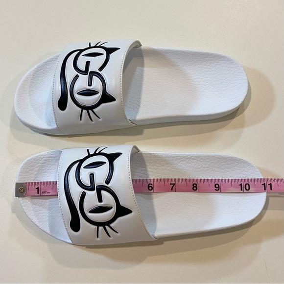 Gucci Cat Logo Pursuit Slip On Slide Sandal - Picture 14 of 15